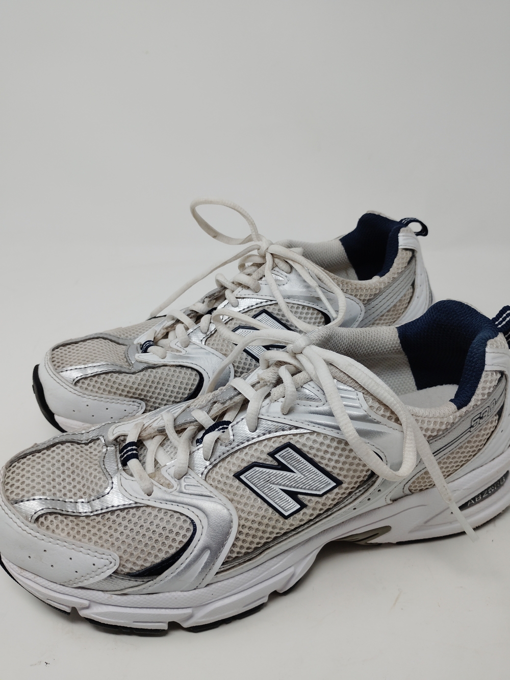 New Balance 530 Silver Navy White Running Shoes Sneakers MR530SG Men's Size [X]